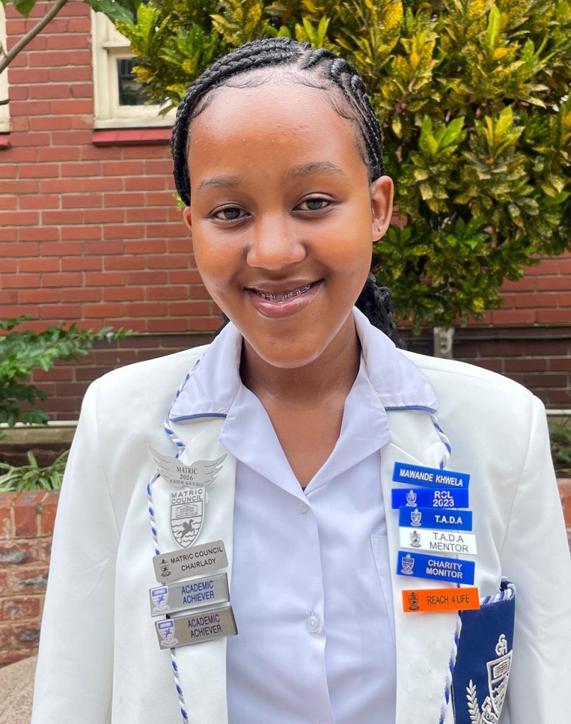 Mawande Kwela 2026 Matric Council Chairlady